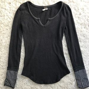 Free People Catalina Long-Sleeve Thermal Top